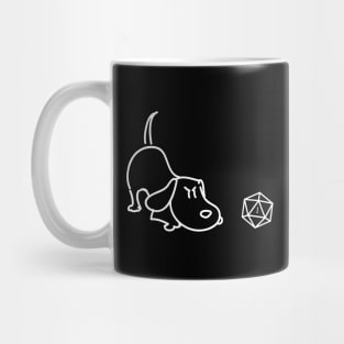 Dog Lover and TRPG Tabletop RPG Gaming Addict Mug